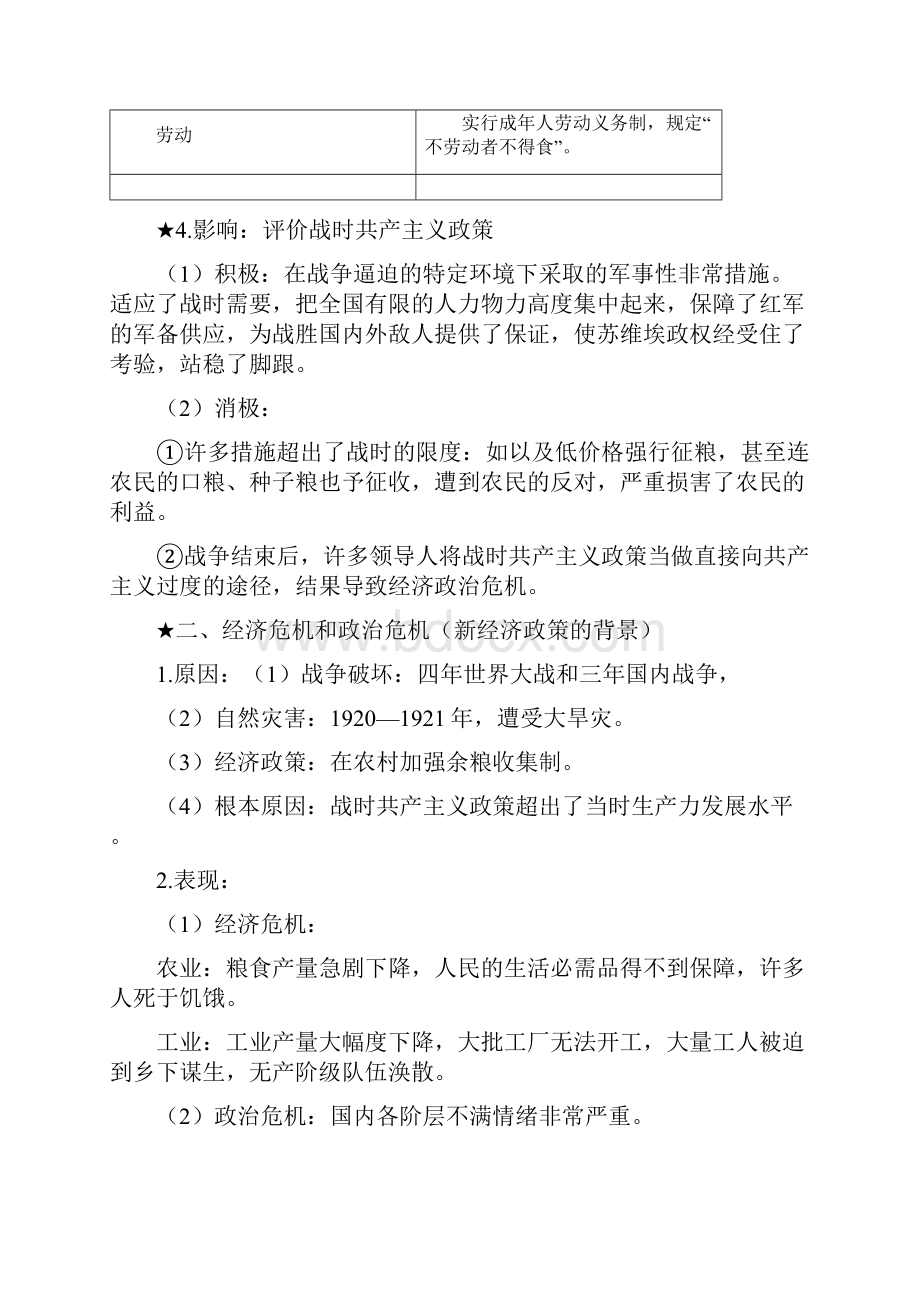 最新高中历史高三历史苏联社会主义建设的经验与教训 精品.docx_第3页