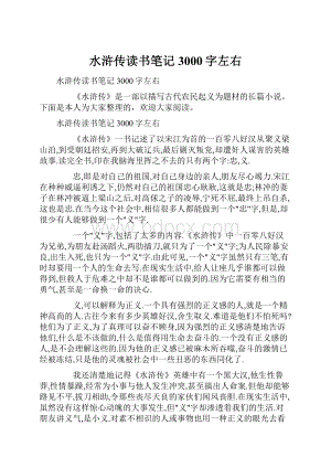 水浒传读书笔记3000字左右.docx