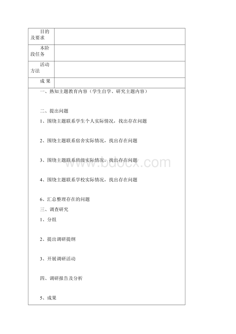 中职德育活动课教育教学活动方案设计模板优选.docx_第2页