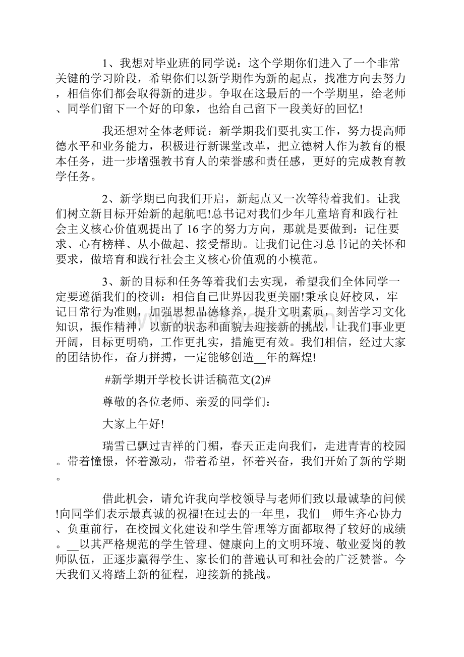 新学期开学校长讲话稿5篇.docx_第2页