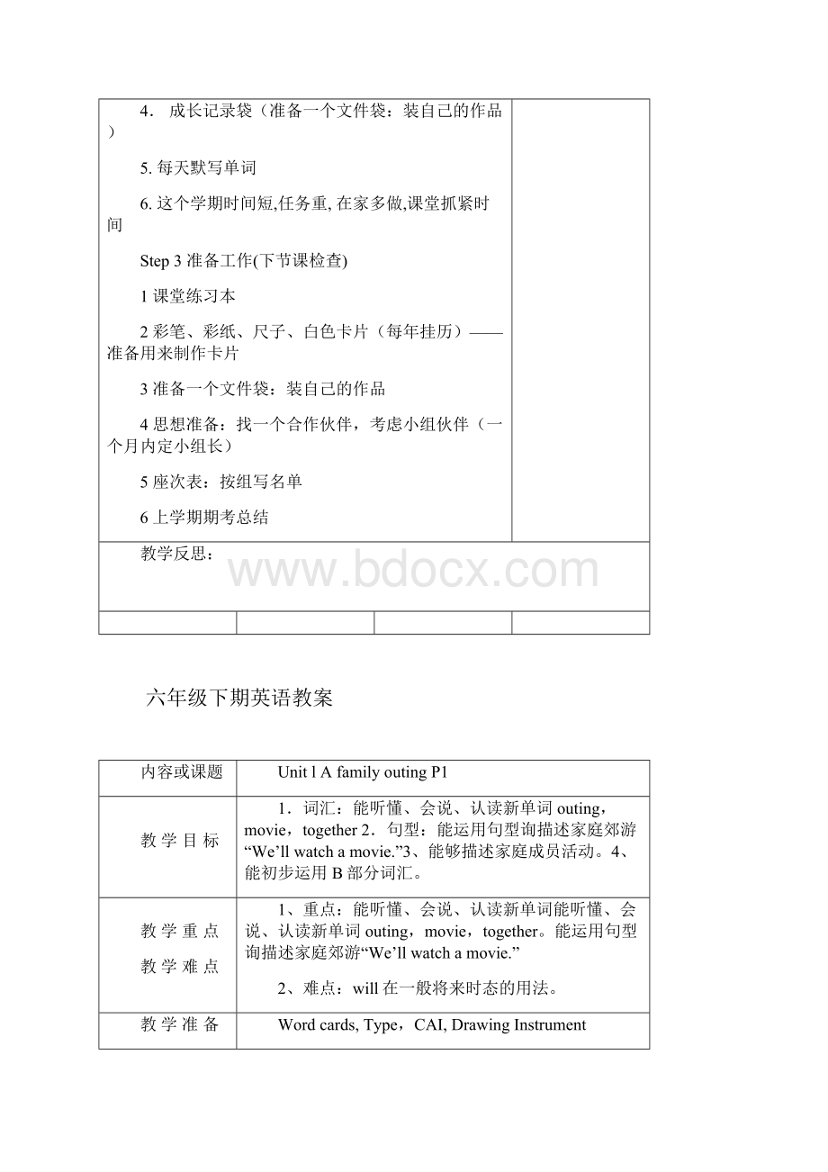 完整版新版湘少版六年级英语下册全册教案推荐文档.docx_第2页