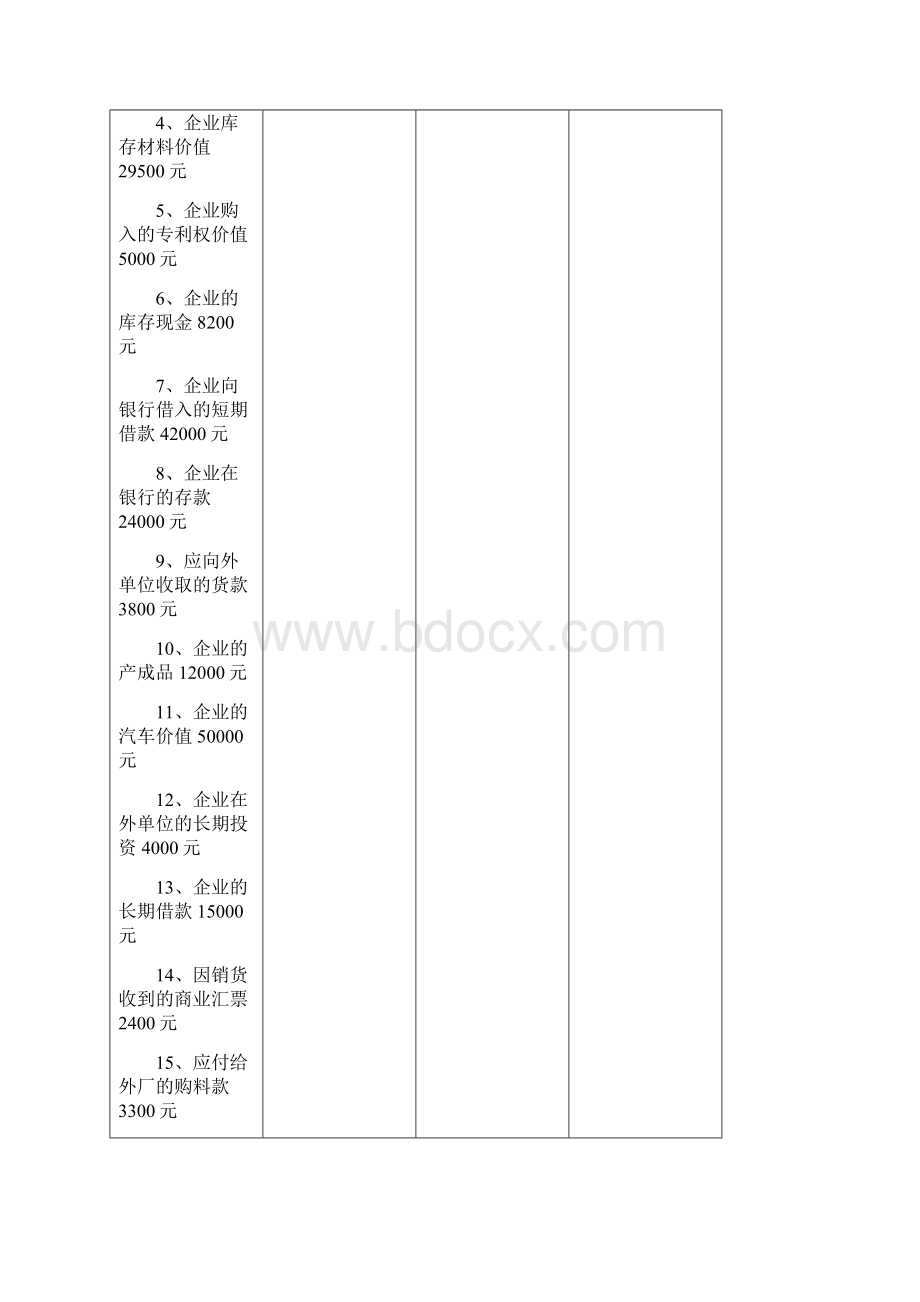 会计学基础课后习题石道金版17页word资料.docx_第3页