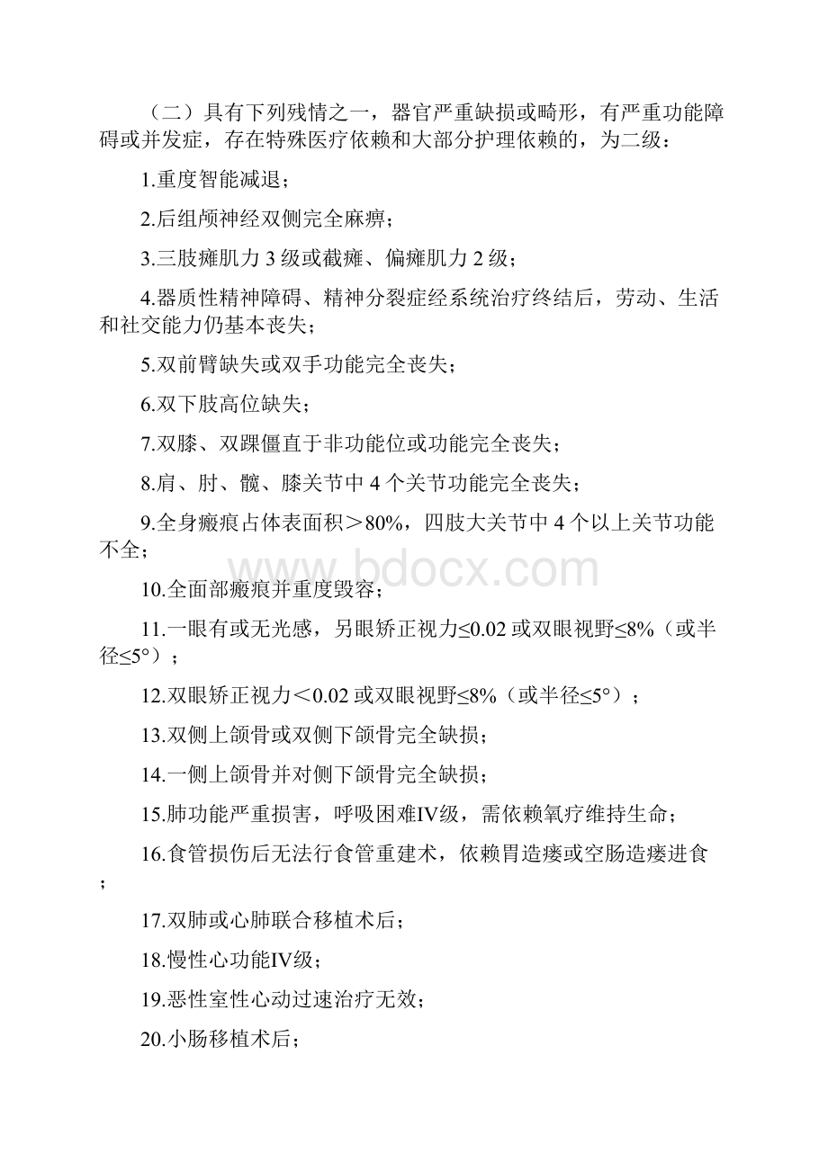 军人残疾等级评定标准.docx_第2页