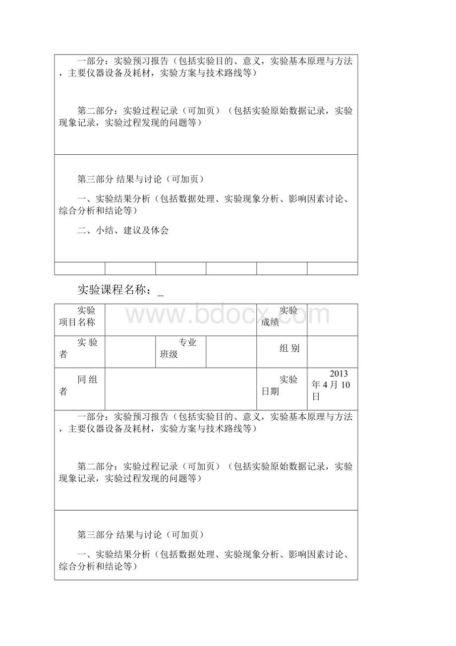 武汉理工大学实验报告模板.docx_第2页