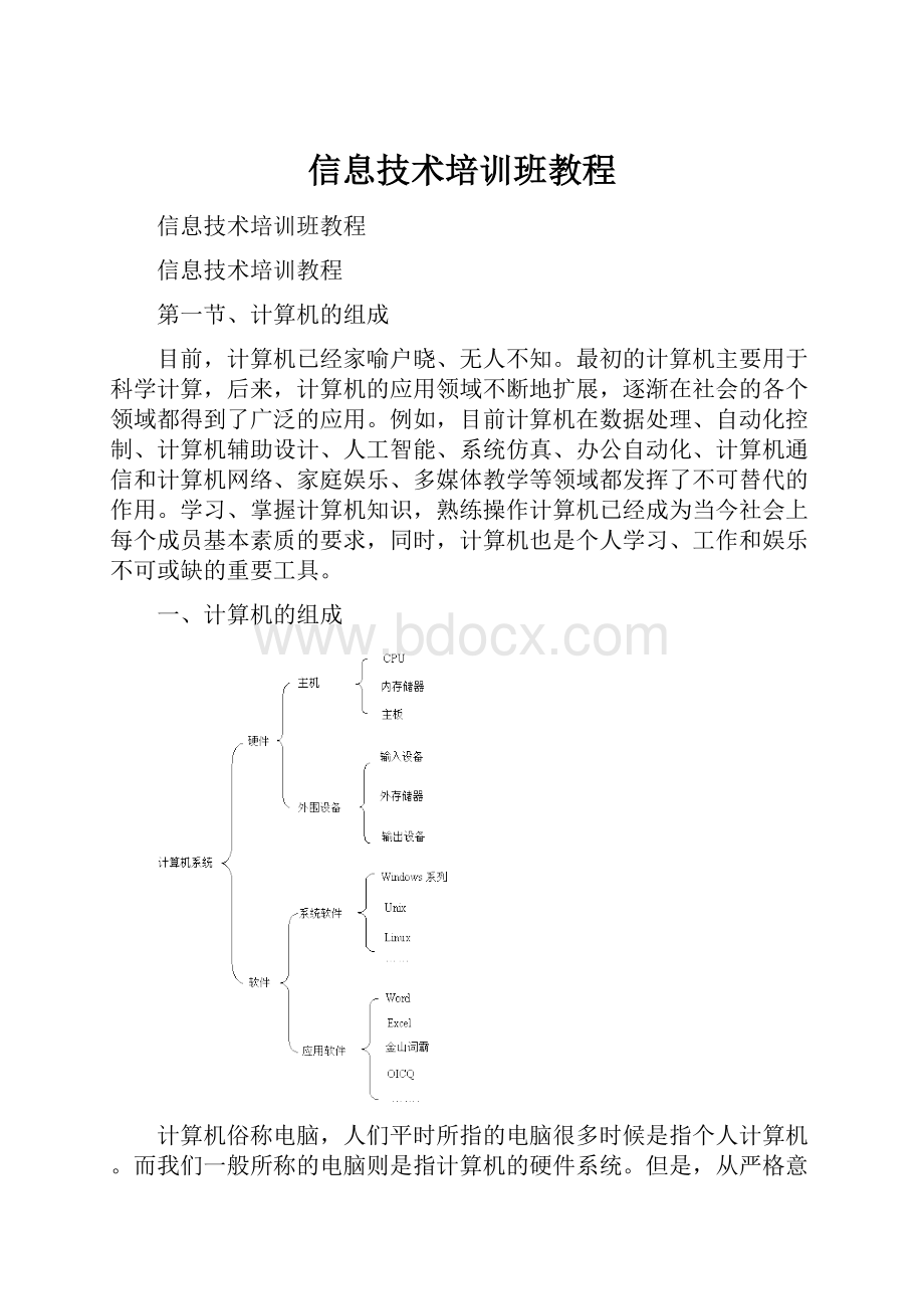 信息技术培训班教程.docx_第1页