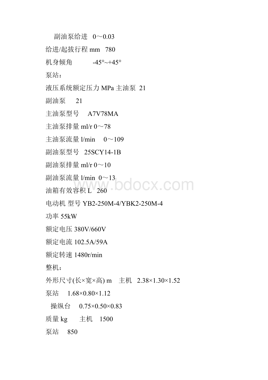 煤矿液压钻机ZDYS使用说明书.docx_第3页