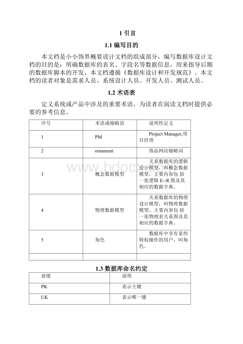 小小饰界商城系统数据库设计文档.docx_第3页