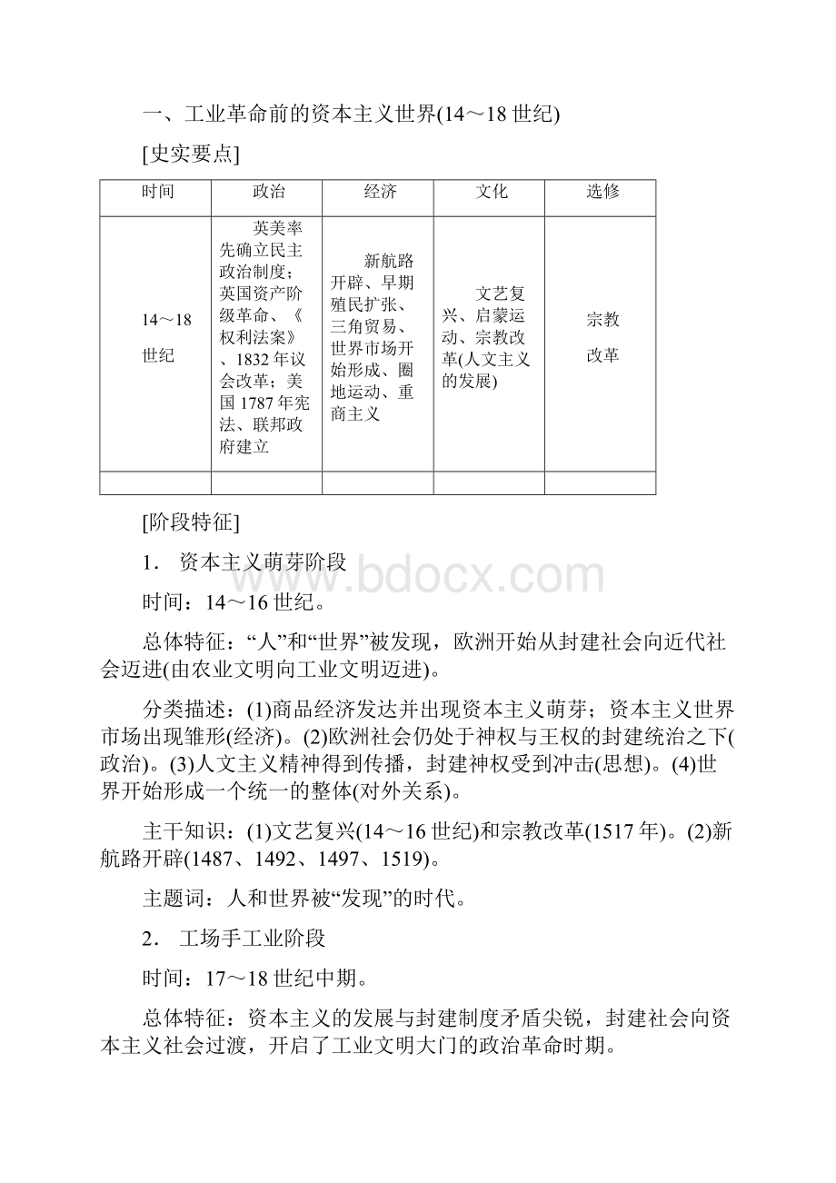 届高三历史二轮同步复习世界近代史通史概讲.docx_第2页