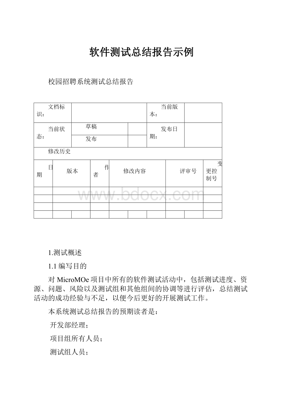 软件测试总结报告示例.docx_第1页