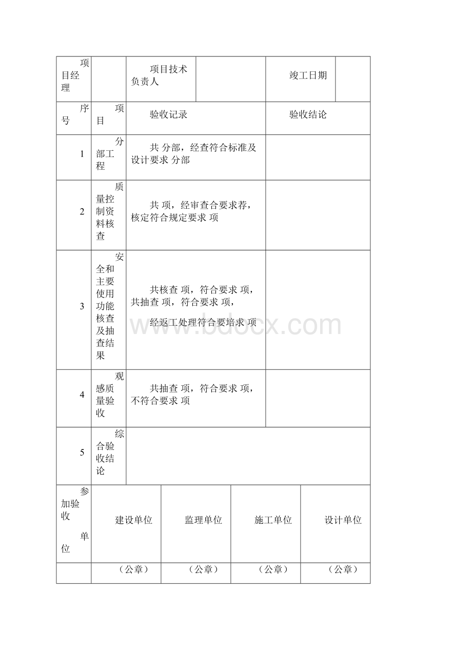 隐蔽工程验收记录表格等.docx_第2页