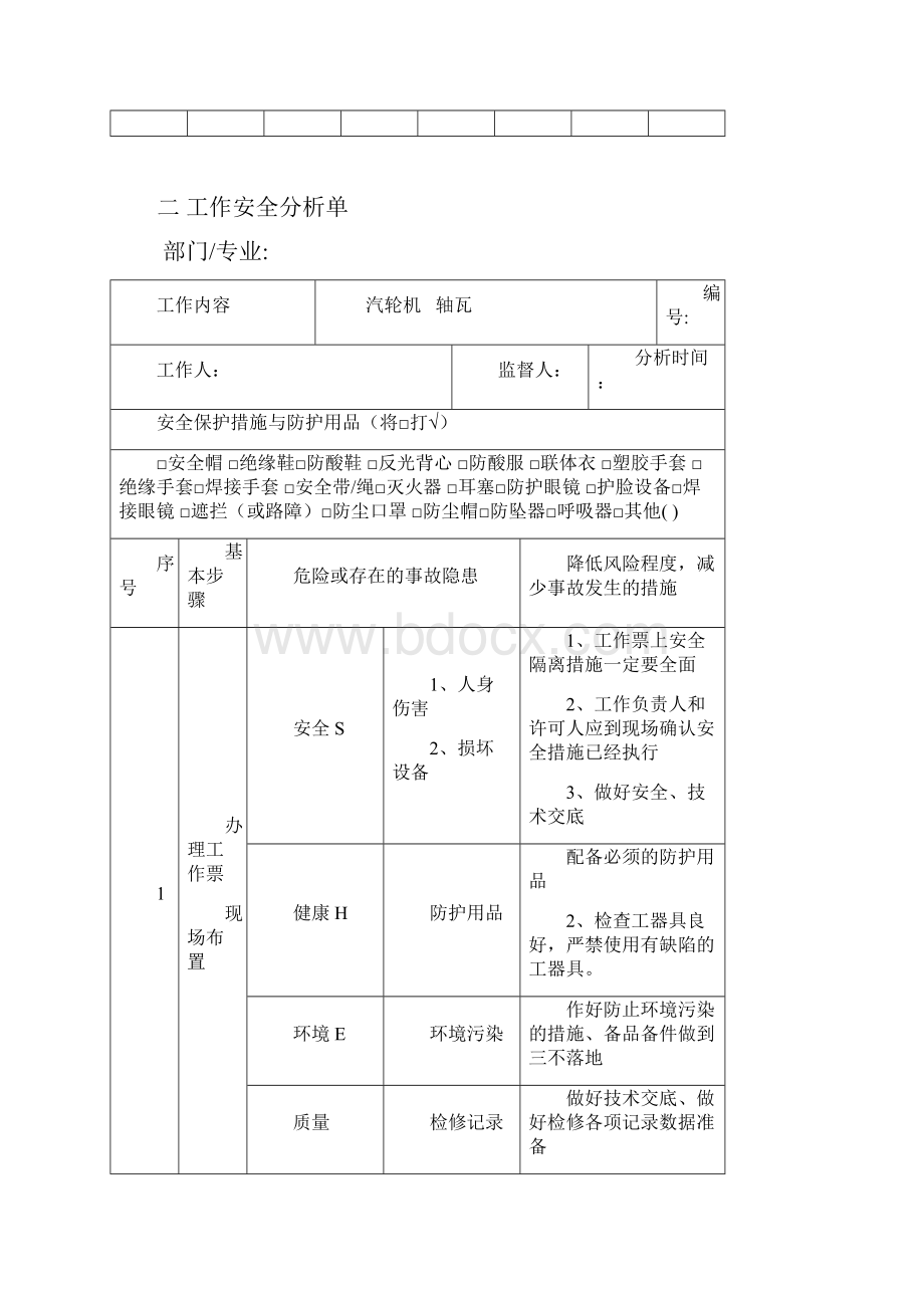 完整版汽轮机轴瓦检修文件包.docx_第3页