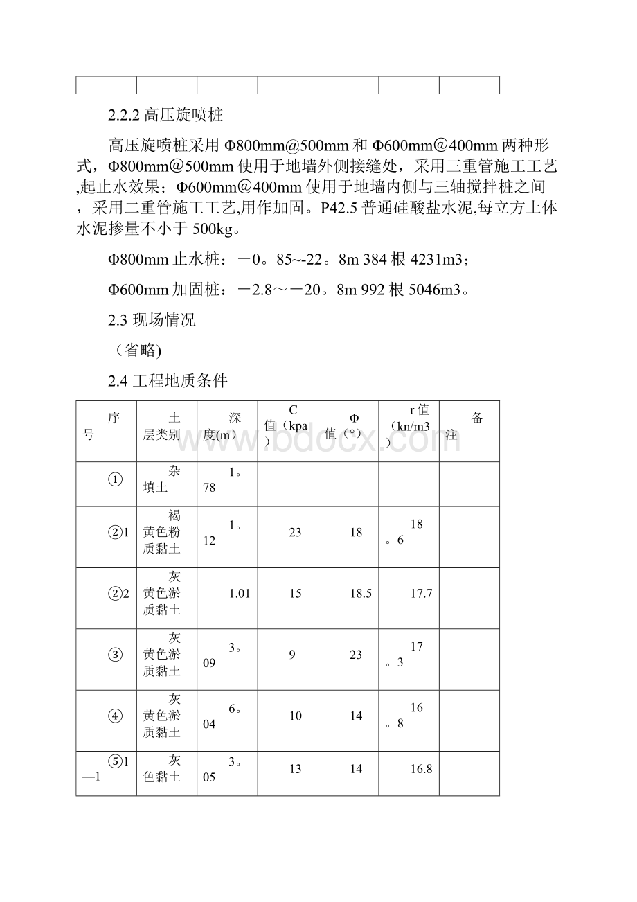 三轴搅拌桩及旋喷桩施工方案.docx_第3页