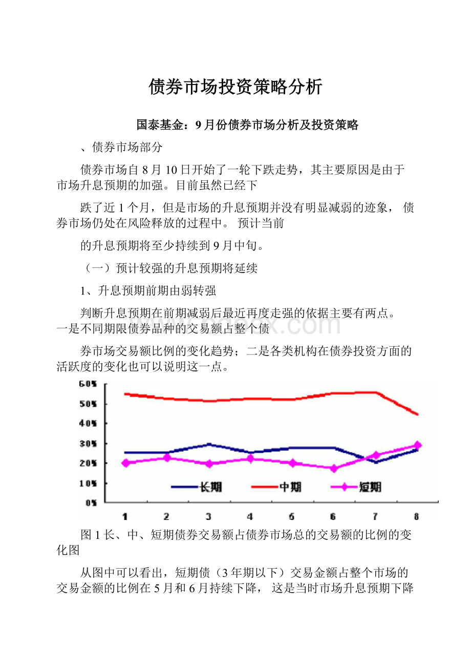 债券市场投资策略分析.docx