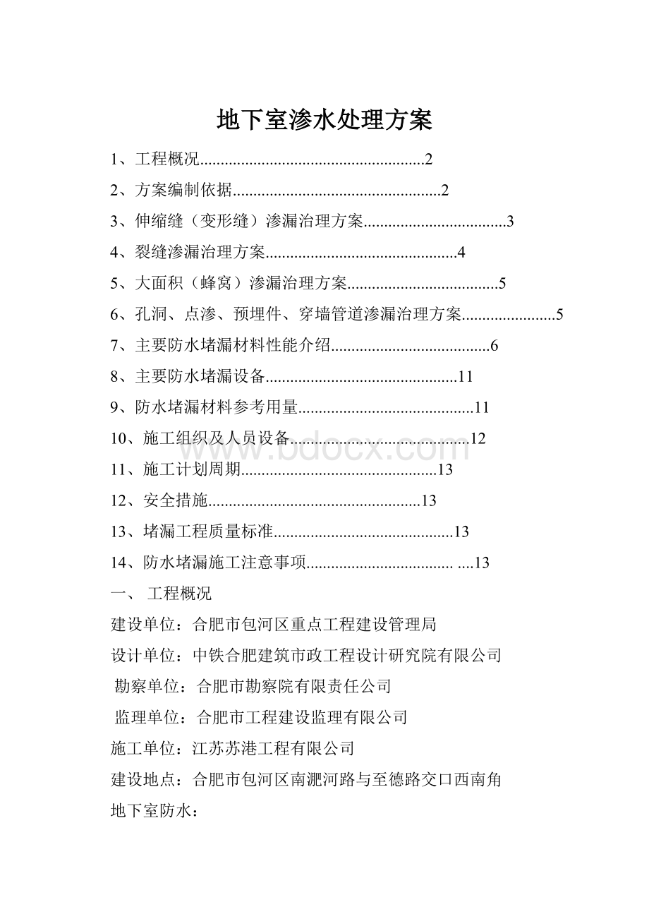 地下室渗水处理方案.docx_第1页