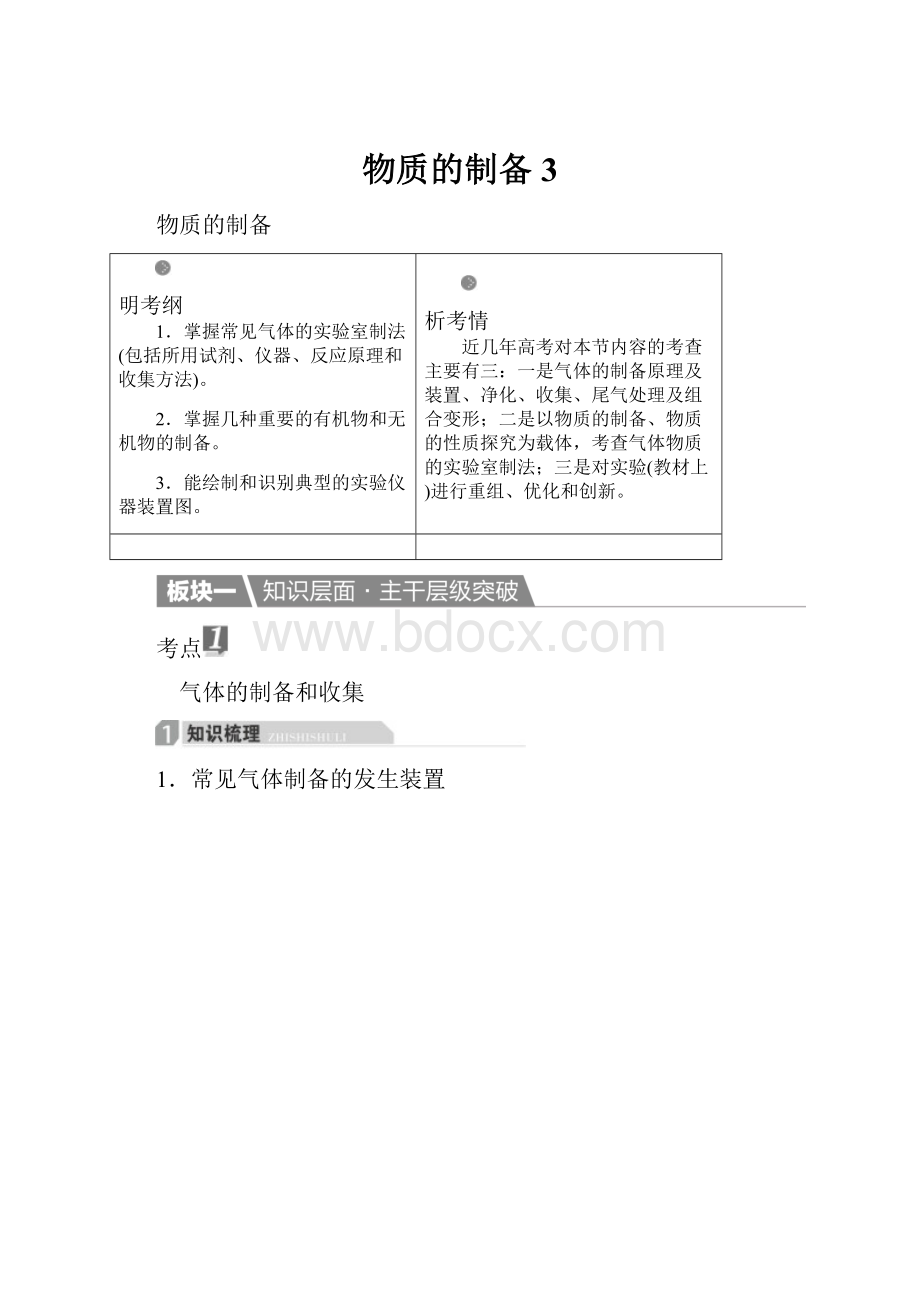 物质的制备3.docx_第1页