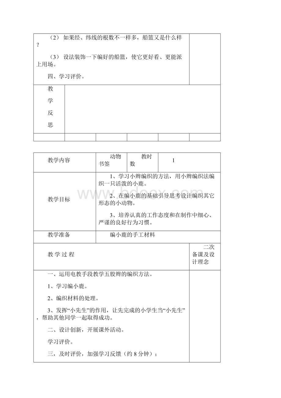 苏教版五年级下册劳动与技术教案教材配套版.docx_第2页