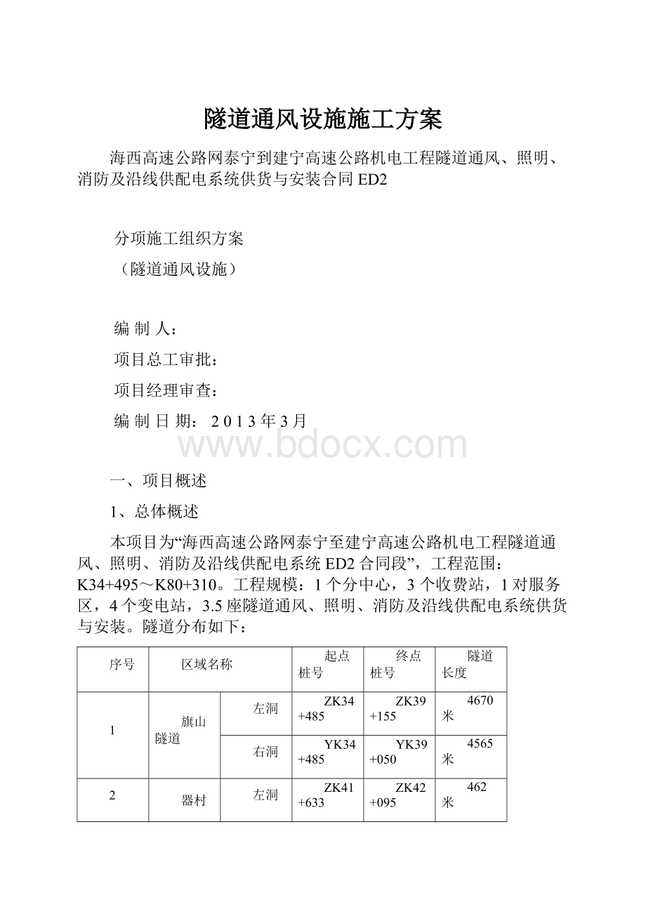 隧道通风设施施工方案.docx