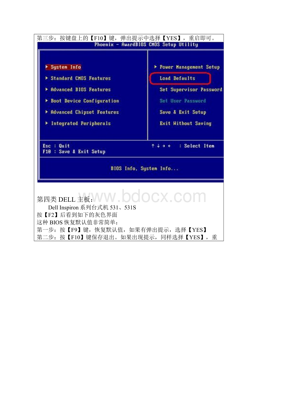 几类DELL主板BIOS设置BIOS恢复BIOS问题解决.docx_第3页