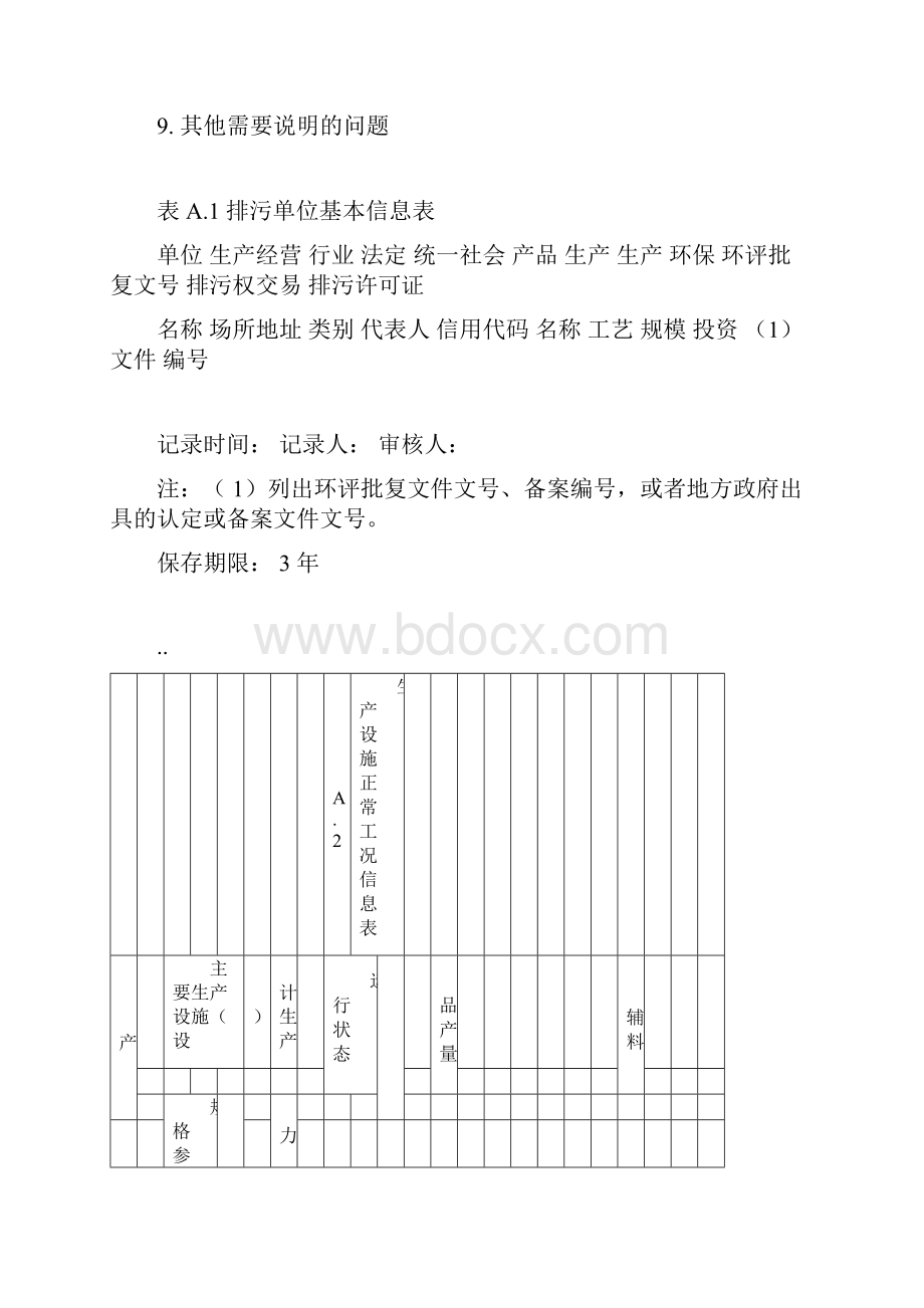 新版企业环境管理台账模板.docx_第3页