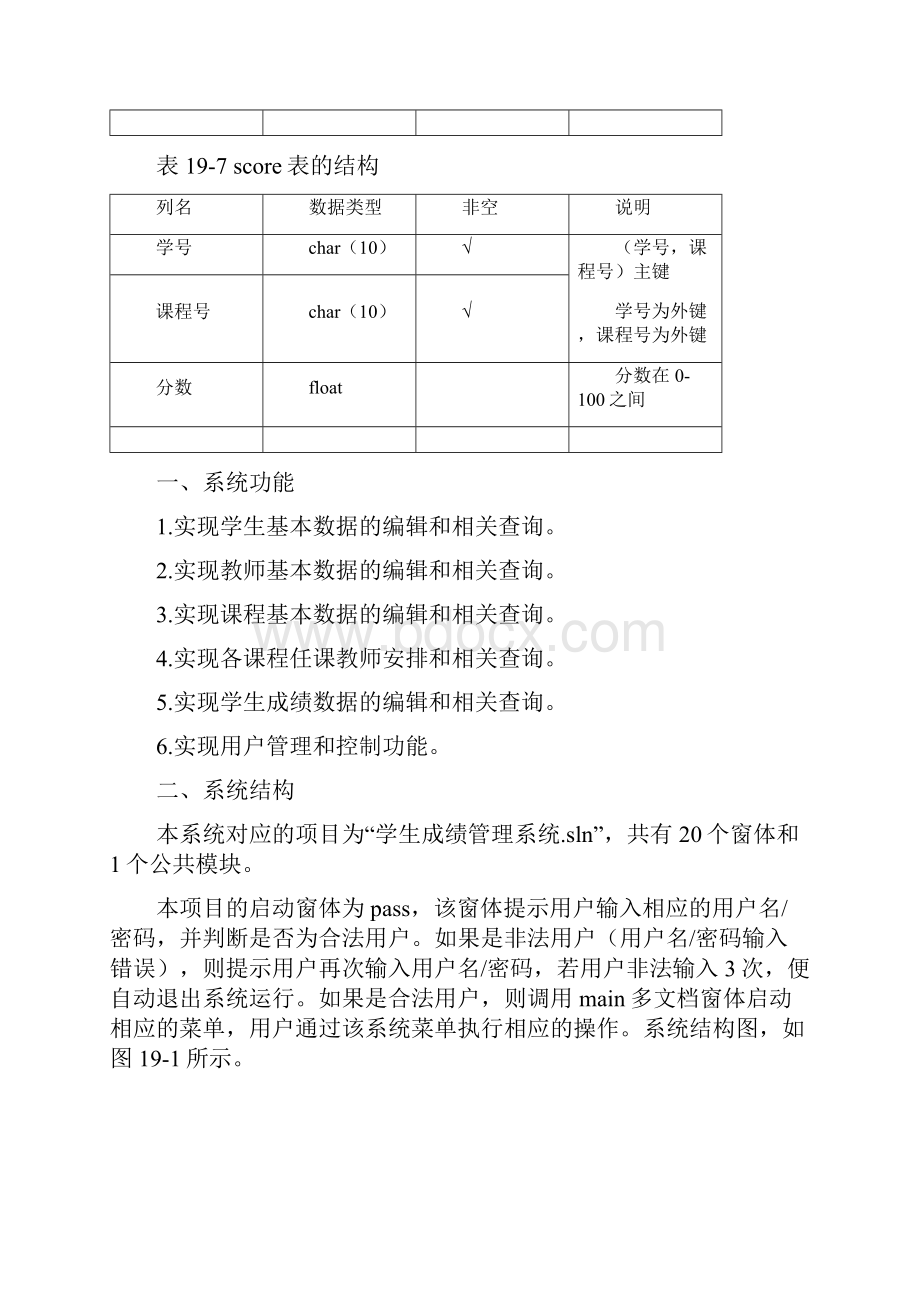 实验十九Oracle数据库系统开发实例学生成绩管理系统.docx_第3页