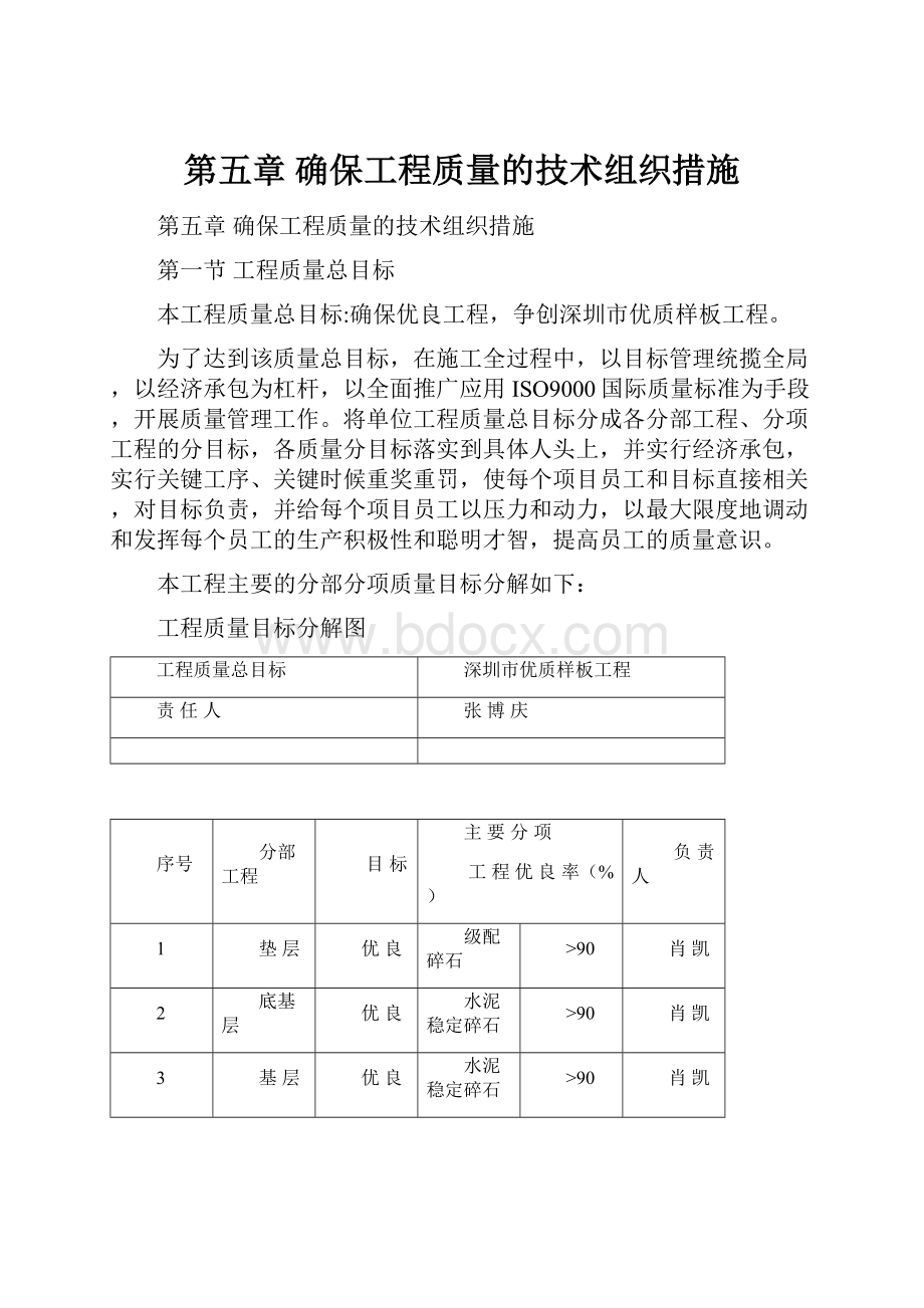 第五章确保工程质量的技术组织措施.docx