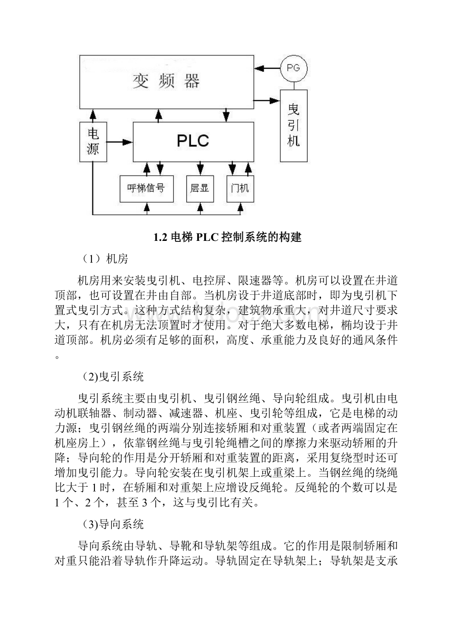 毕业论文电梯的PLC控制概要.docx_第3页