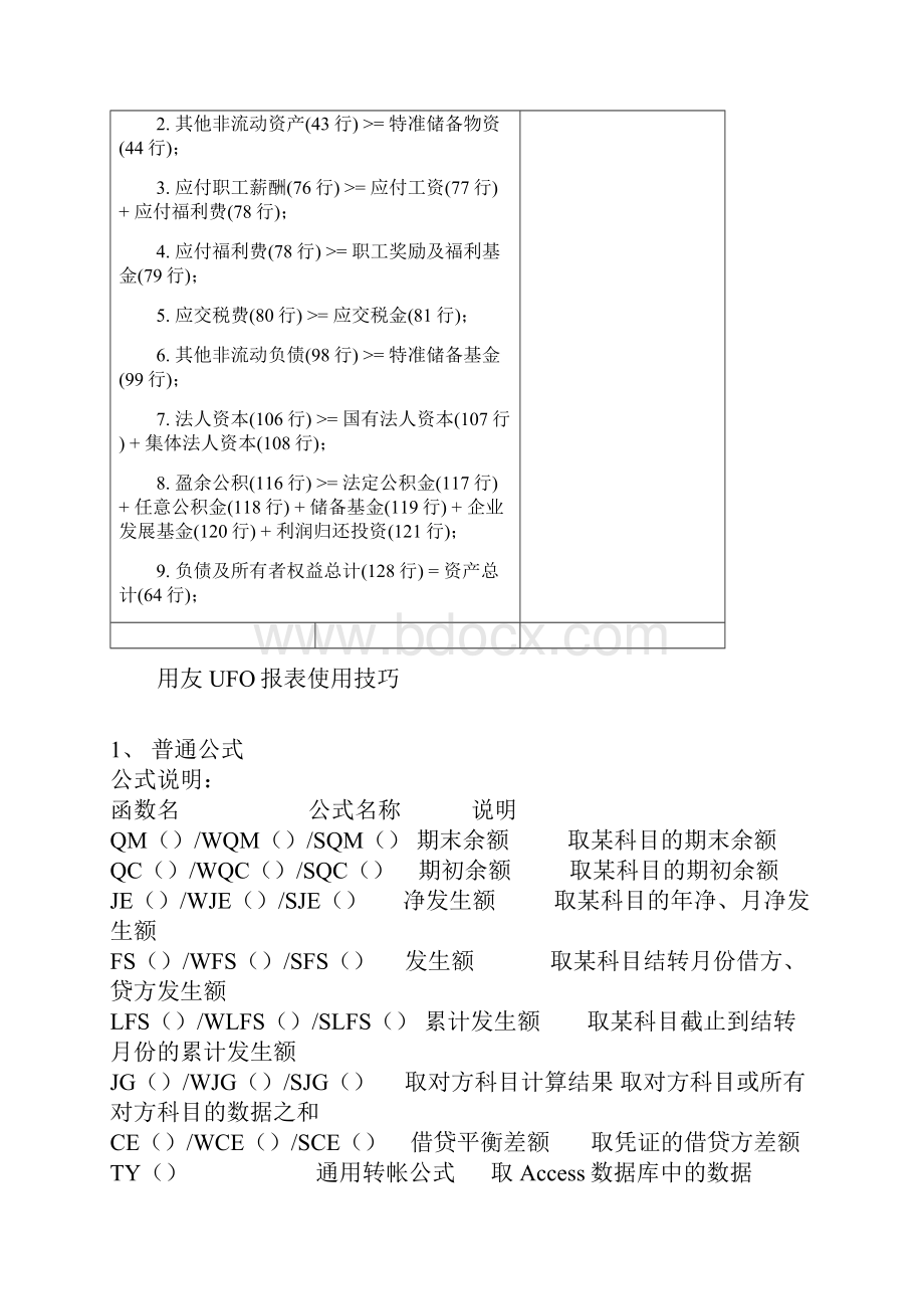 用友UFO公式说明制作利润表及资产负债表使用.docx_第3页