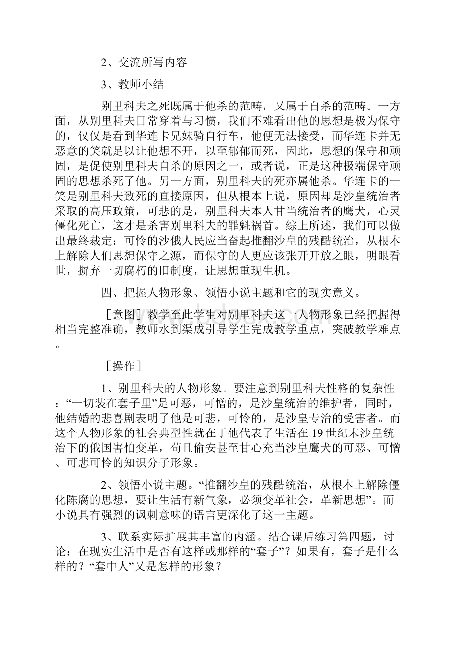 装在套子里的人教案.docx_第3页