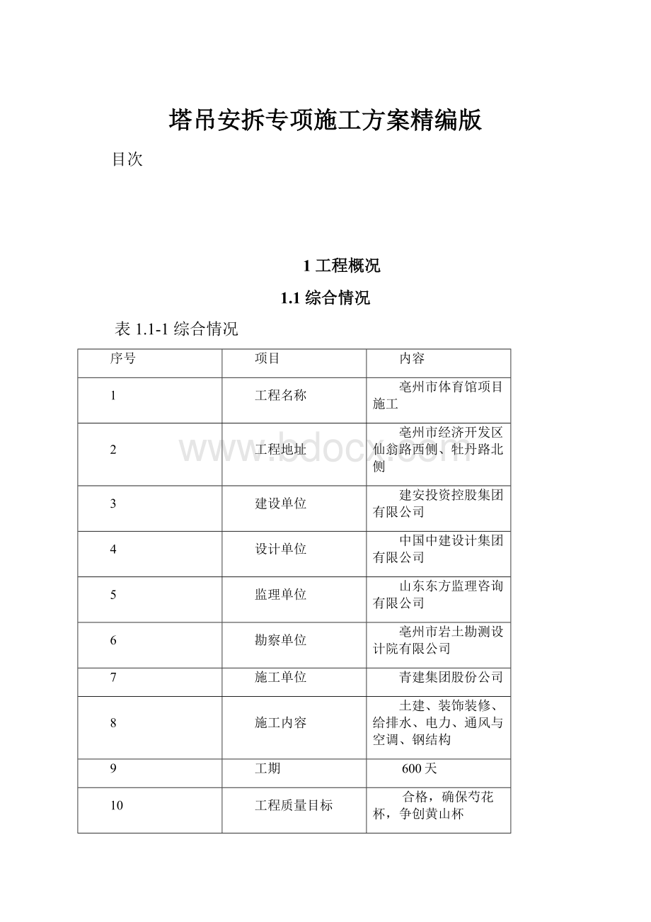 塔吊安拆专项施工方案精编版.docx_第1页