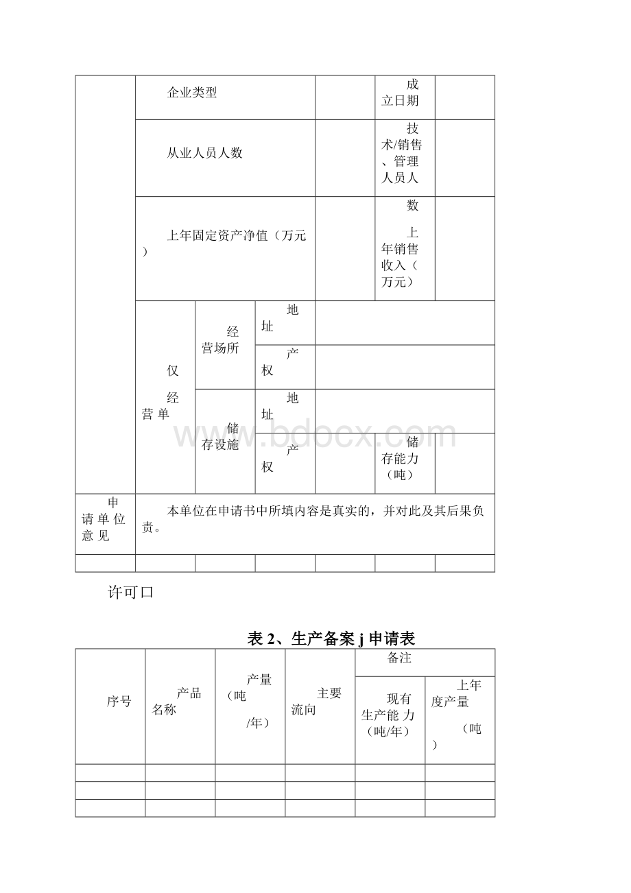 第三类非药品类易制毒化学品经营单位办理备案申请相关表格.docx_第2页