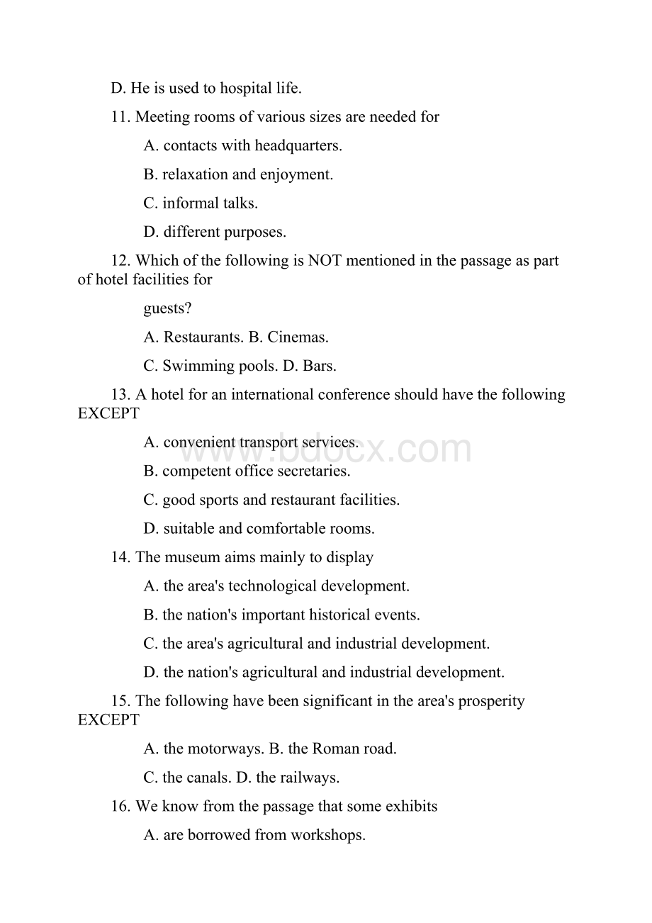 英语专业四级全真试题.docx_第3页