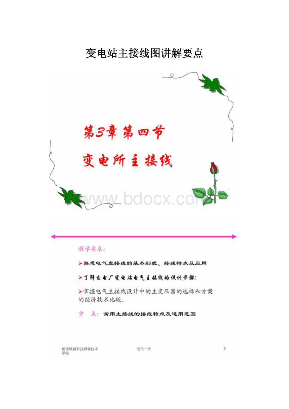 变电站主接线图讲解要点.docx