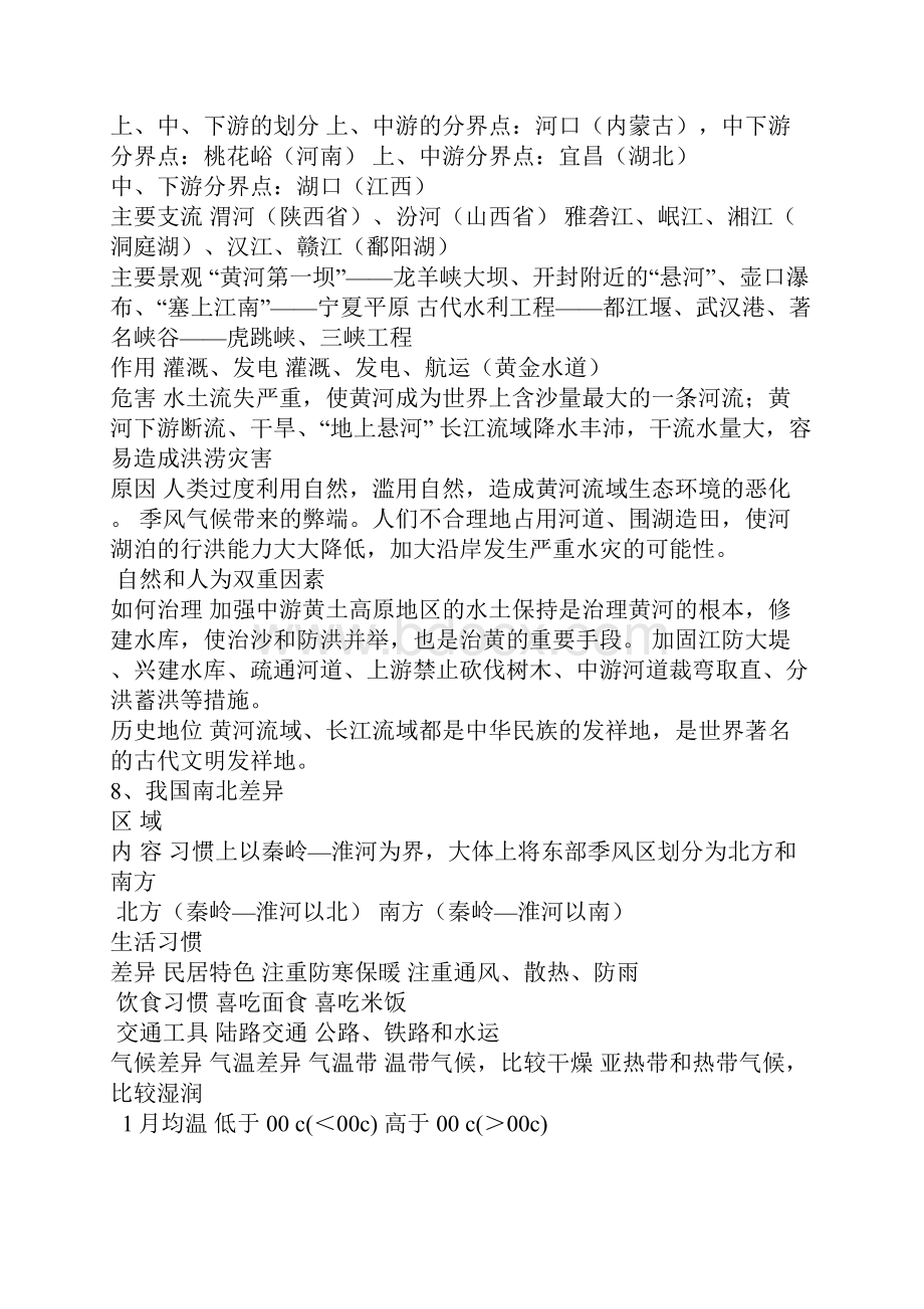 历史与社会七年级下册复习提纲.docx_第3页