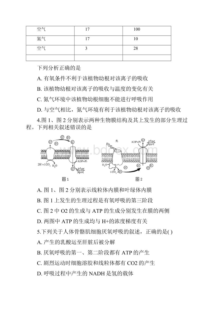 届二轮细胞的结构专题卷适用全国.docx_第2页