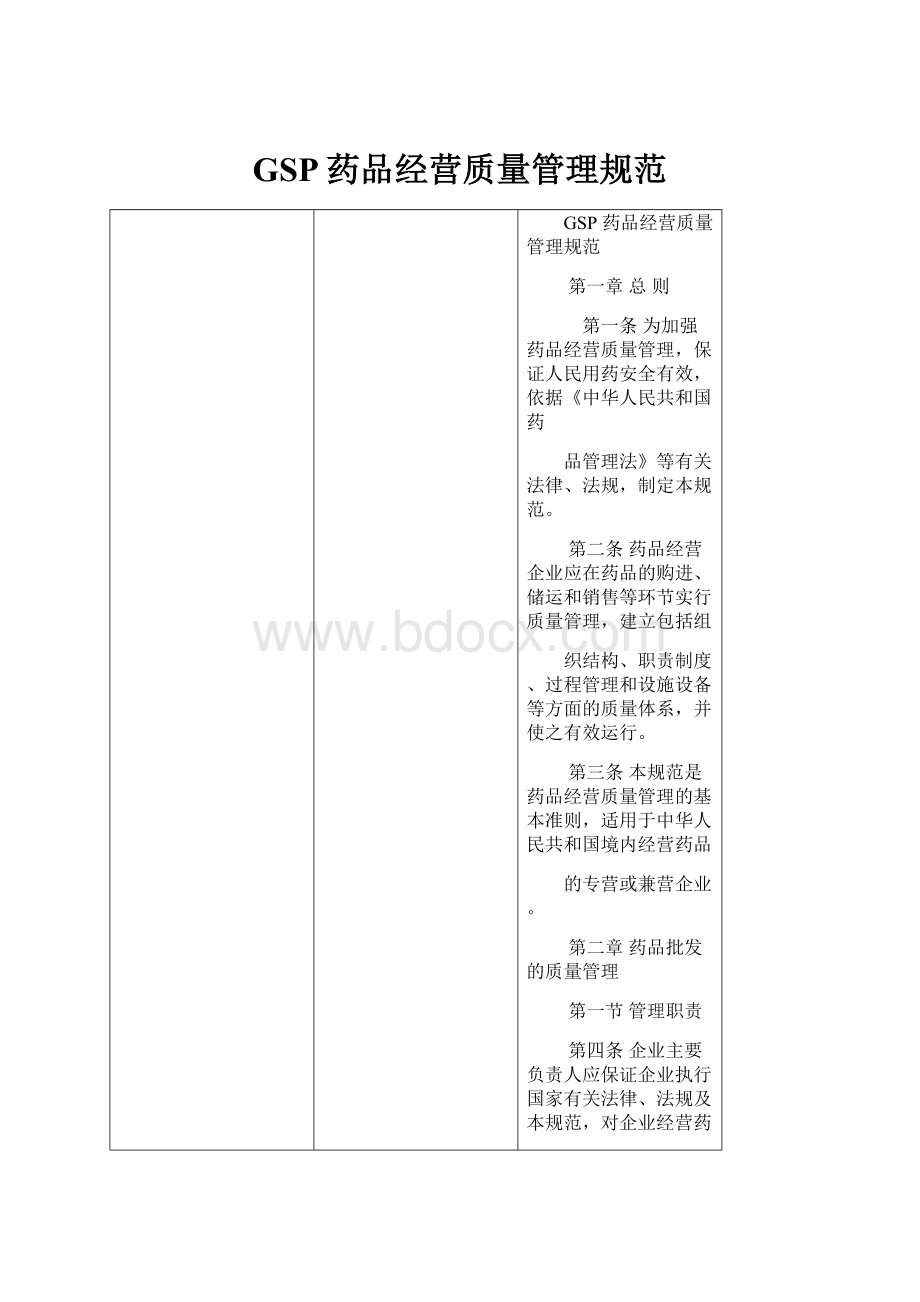 GSP药品经营质量管理规范.docx_第1页