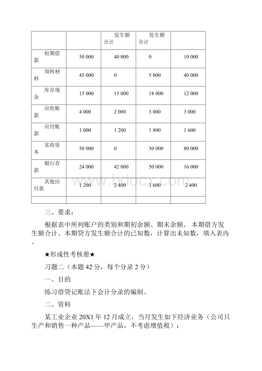 电大基础会计形考作业完整答案.docx_第2页