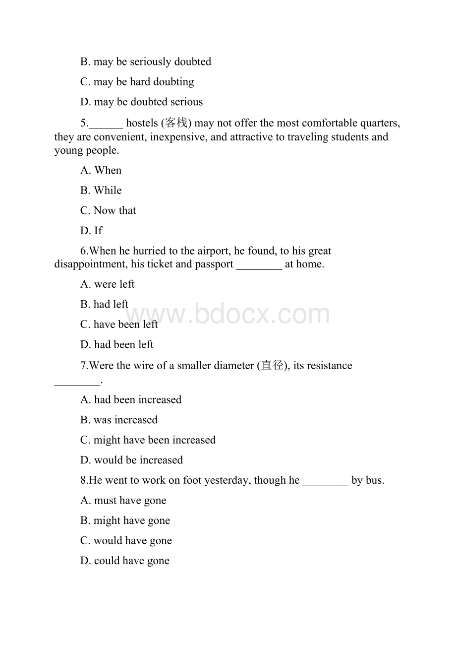 大学英语4练习及答案.docx_第2页