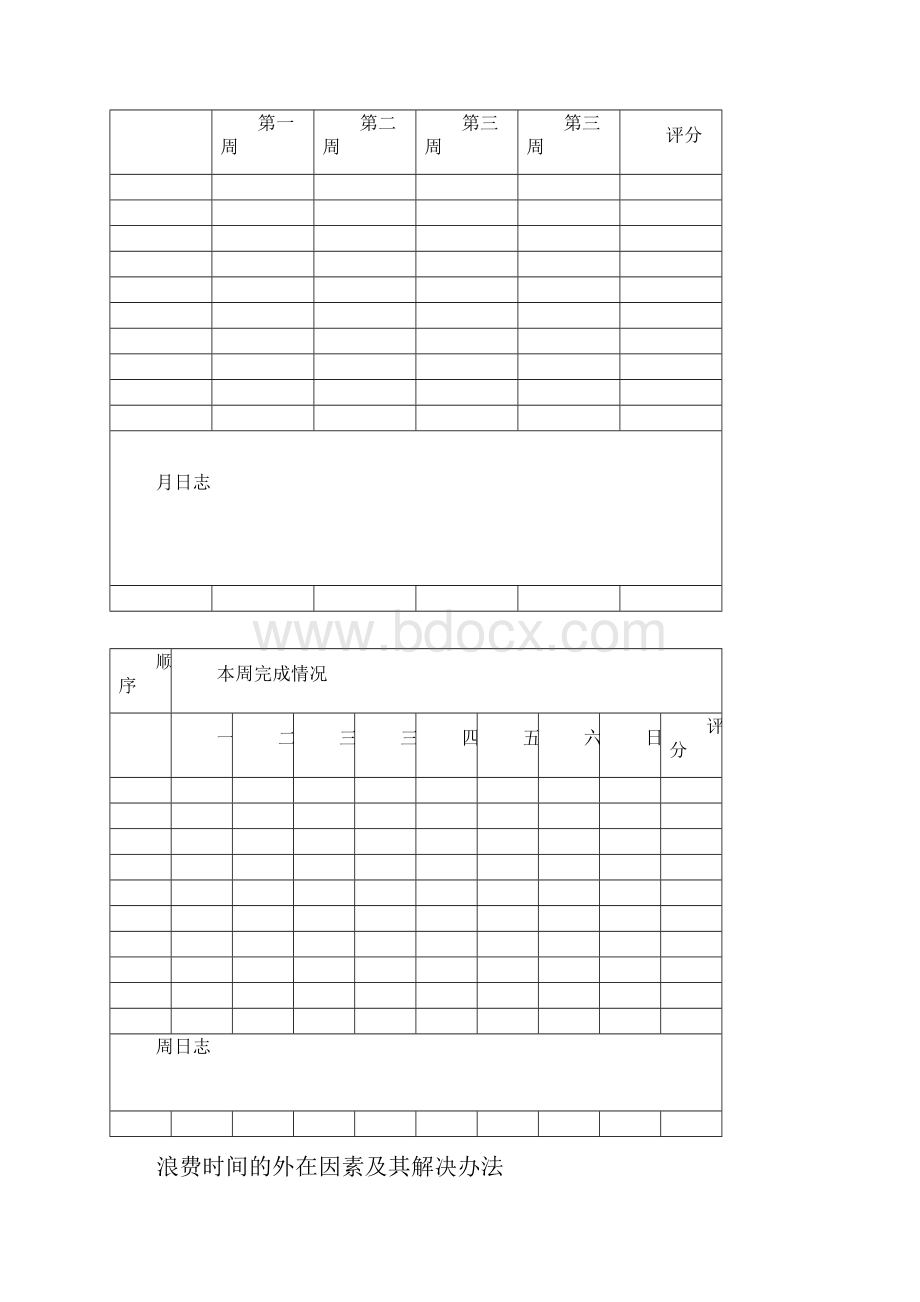 考研月计划与周计划表格.docx_第2页