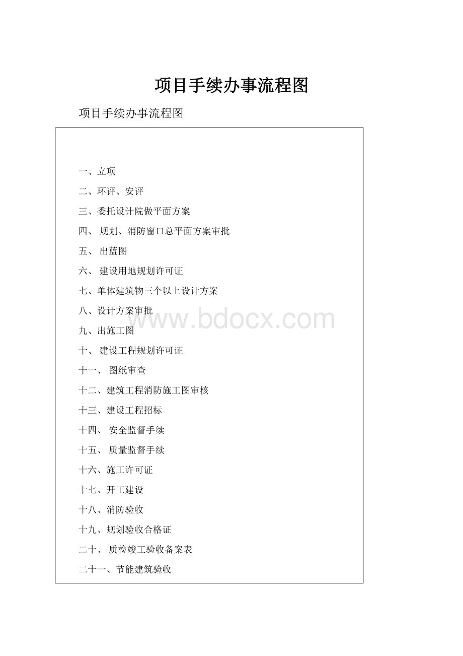 项目手续办事流程图.docx_第1页