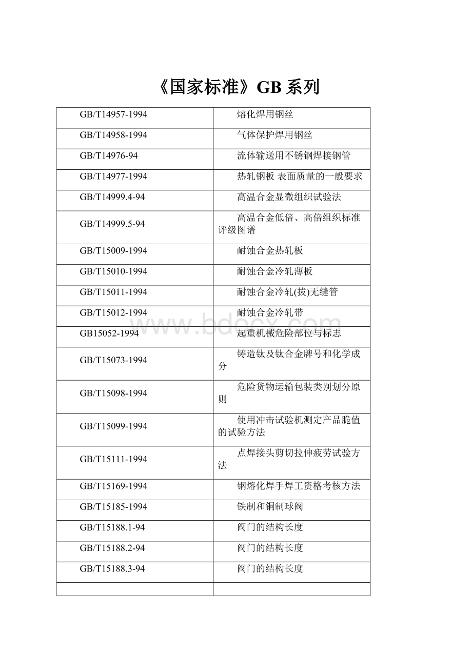 《国家标准》GB系列.docx