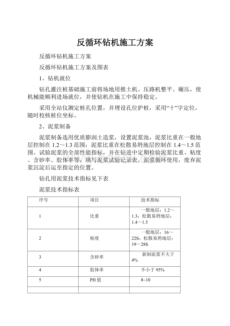 反循环钻机施工方案.docx