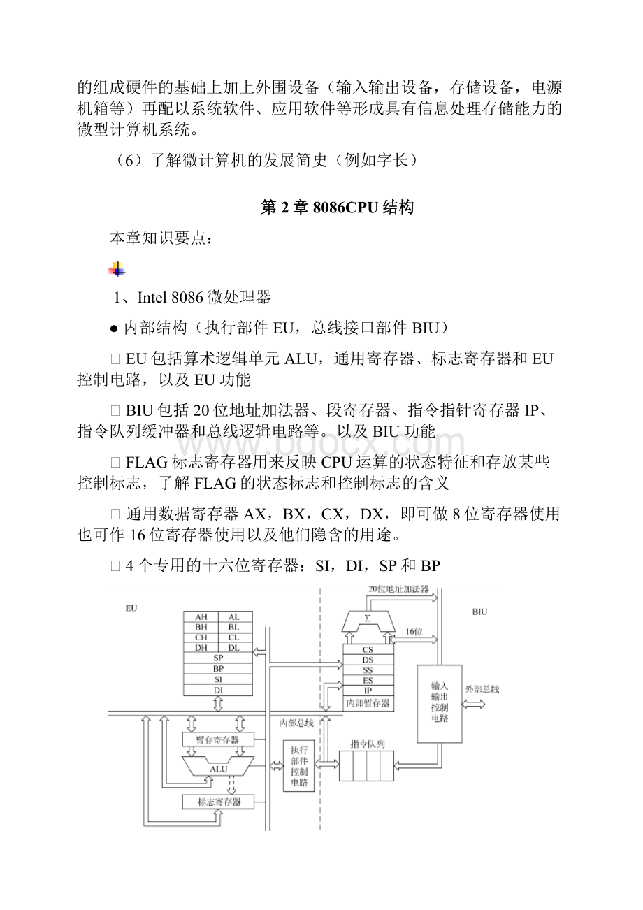 微型计算机原理复习提纲广医.docx_第2页