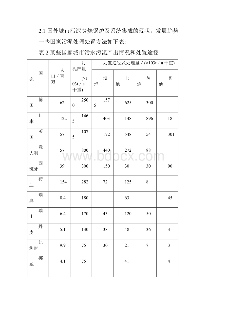 城市污泥焚烧锅炉及系统.docx_第3页