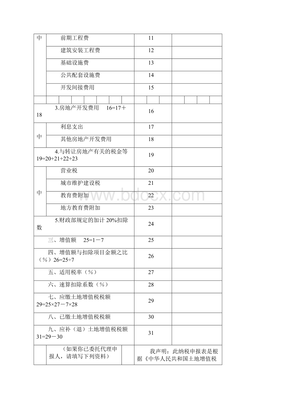 土地增值税清算申报表及附表.docx_第2页