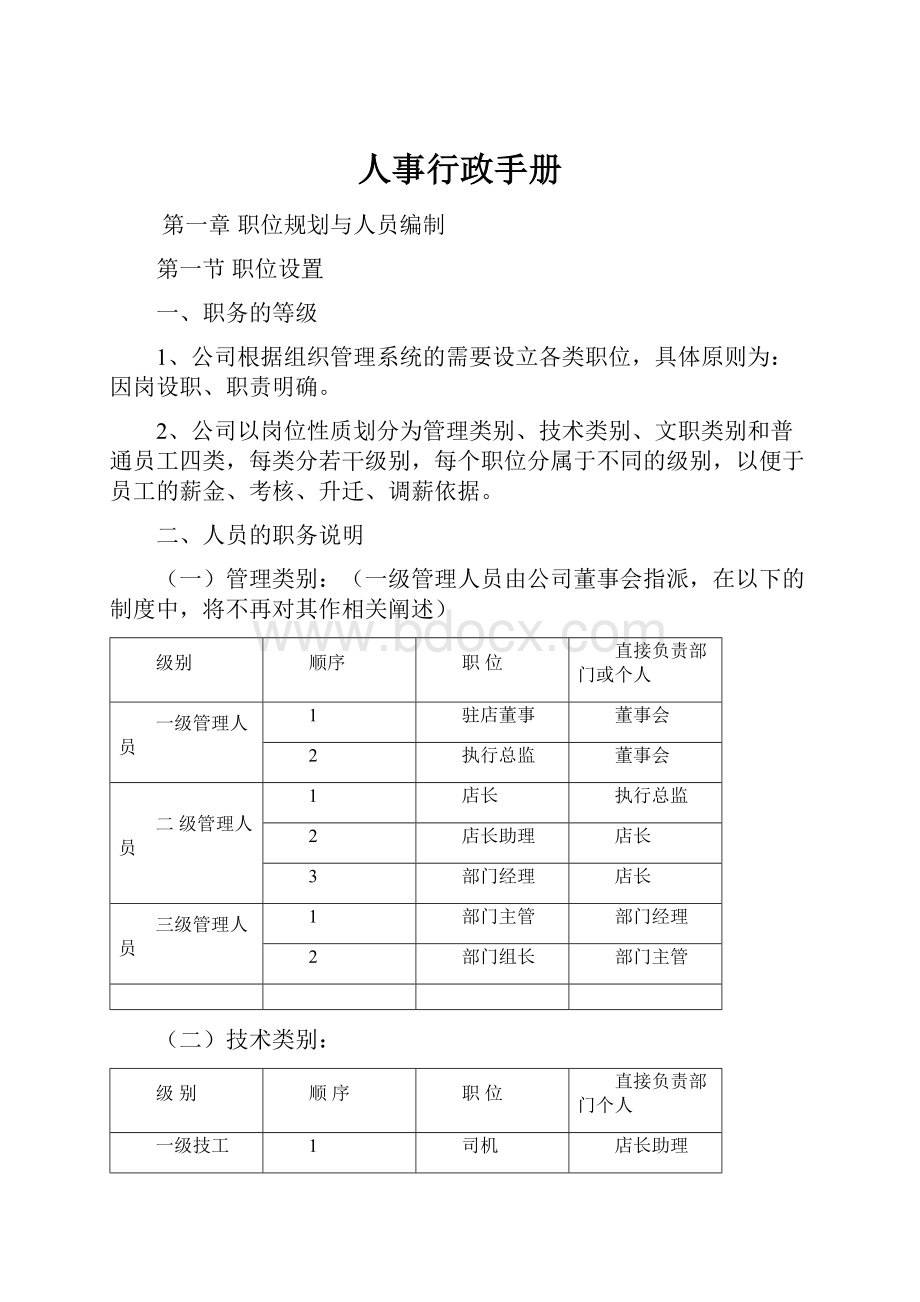 人事行政手册.docx