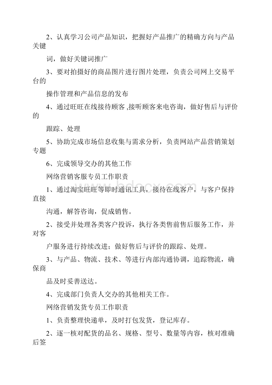 网络销售部规章制度.docx_第3页