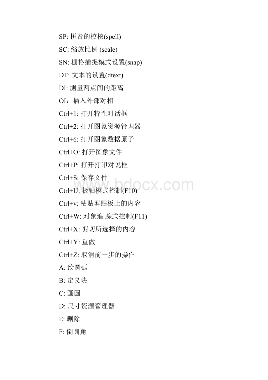 最新CAD制图快捷键大全.docx_第2页