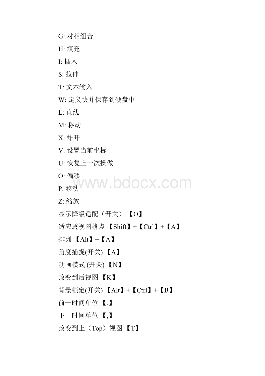 最新CAD制图快捷键大全.docx_第3页