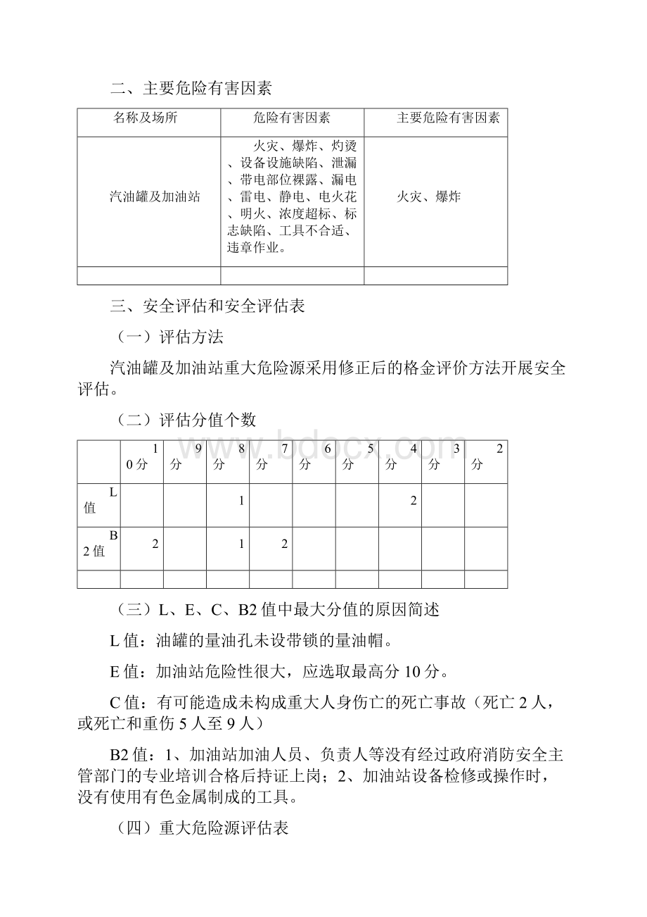 汽油罐及加油站重大危险源评估报告.docx_第2页