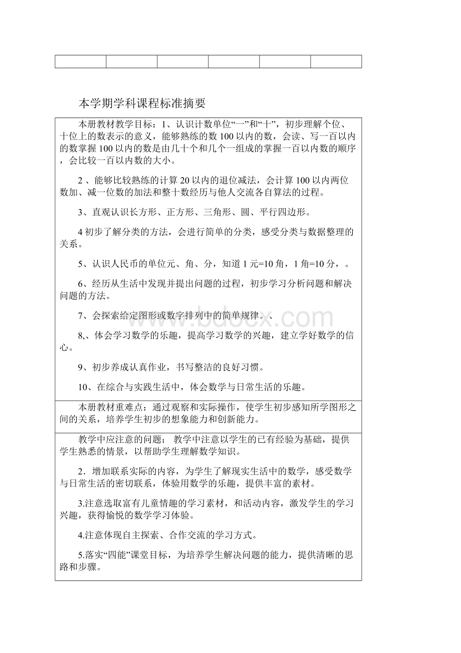 一年级下学期数学教案.docx_第2页